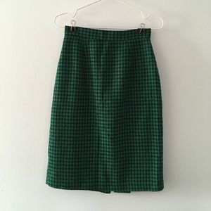 Vintage Houndstooth Skirt